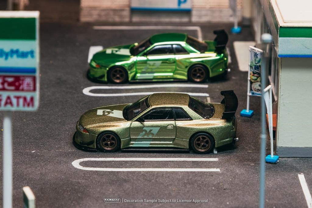Speedmaster Japan TARMACWORKS Nissan Skyline Widebody Jade Finished Model 1/64 (R32) Millennium? T64G-061-MJ