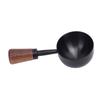 Coffee Scoop Vintage Bean Tea Measuring Spoon Retro 304 Stainless Steel Short Wooden Handle Kitchen Utensil for Serving