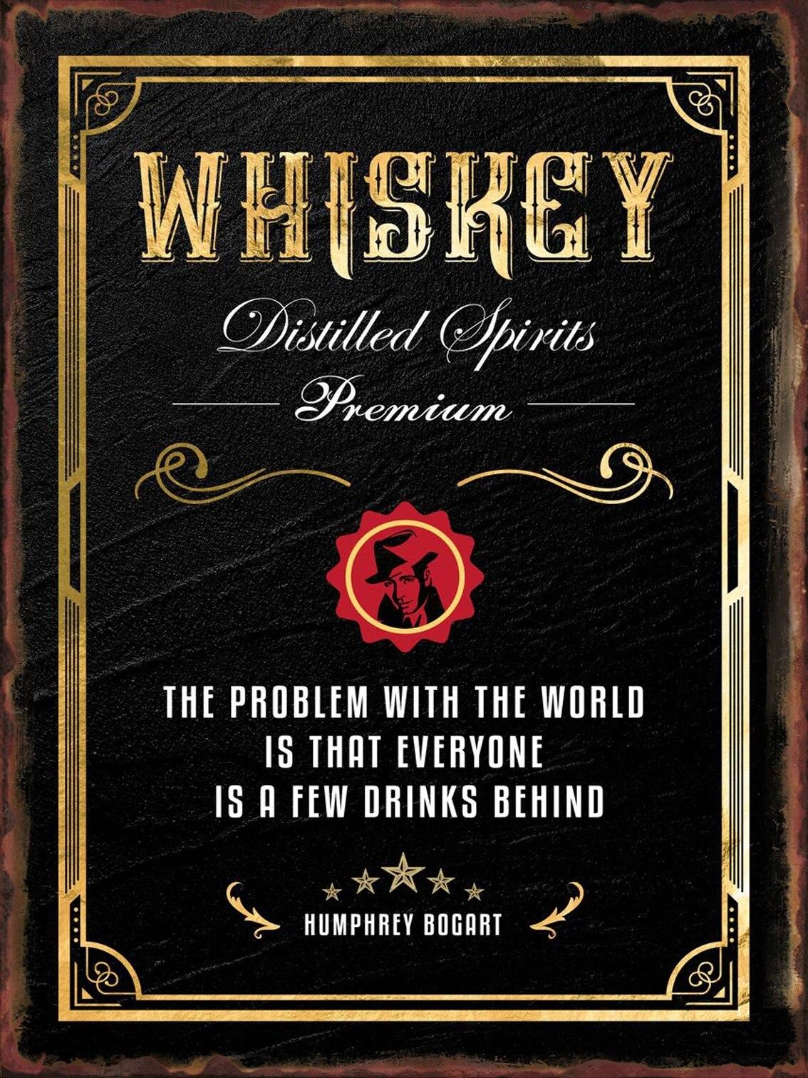 

Виски, Золотая доска, металлическая жестяная вывеска, паб, клуб, человек, декор пещеры, художественная железная живопись, плакаты, украшение для дома, вечеринки, кухни, доска 20x30cm-7.9x11.8inch