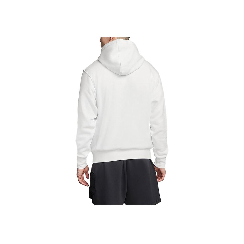 Nike Sabrina Fleece Hooded Skin-Friendly Long Sleeve Sweatshirt Unisex sweatshirt White FV3206-121