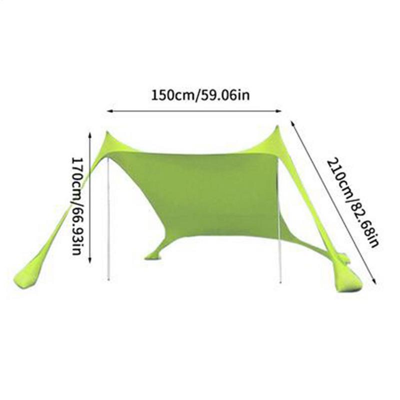Strandzelt Sonnenschutz Zelt Camping Sonnenschirme Zelte Winddicht Einteiliges Outdoor Sonnenschirmzelt Für Campingausflüge, Angeln