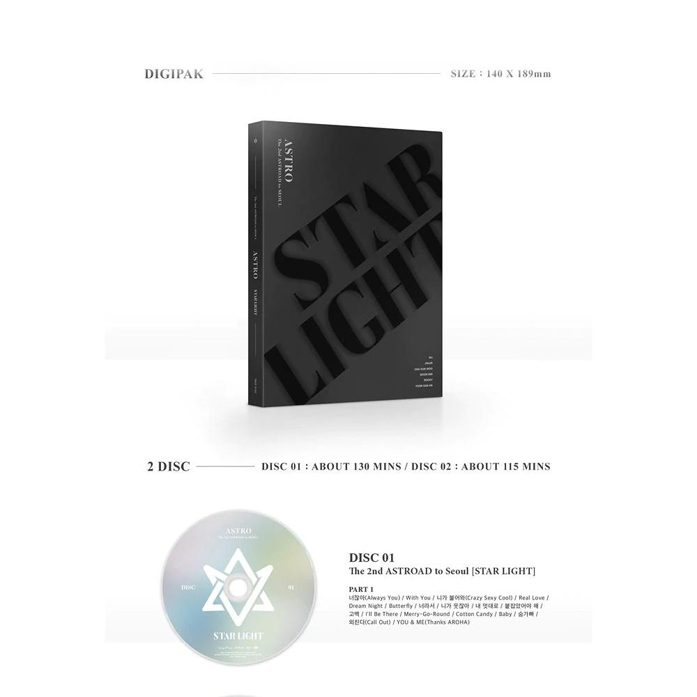 Buy ASTRO THE 2ND ASTROAD TO SEOUL STAR LIGHT(2DVD + 140p
