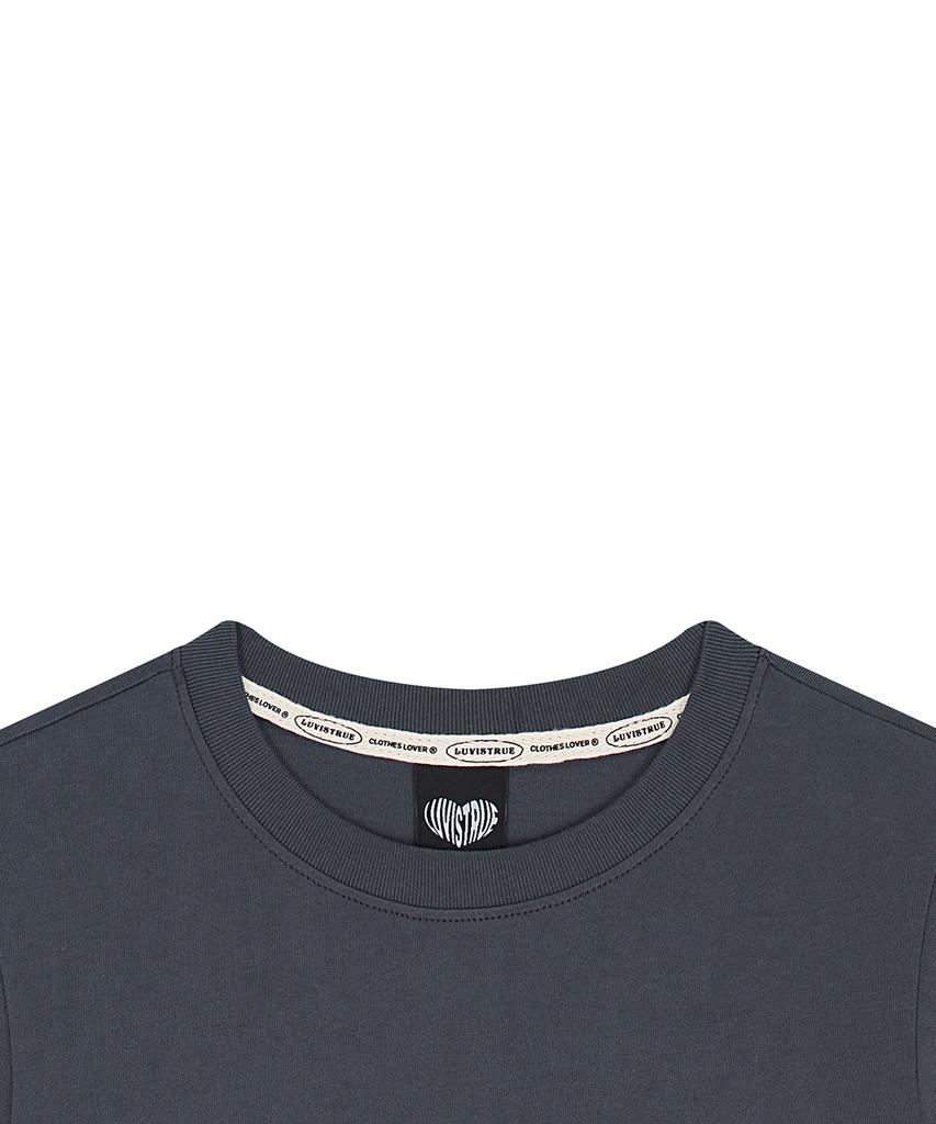 LUVISTRUE El Luvistrue Logo Tee(Charcoal)
