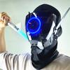 Cyber Punk Commander Cosplay Led Mask,DIY Detachable Punk Mask,Perfect for Halloween,Parties,Masquerade,and Music Festivals
