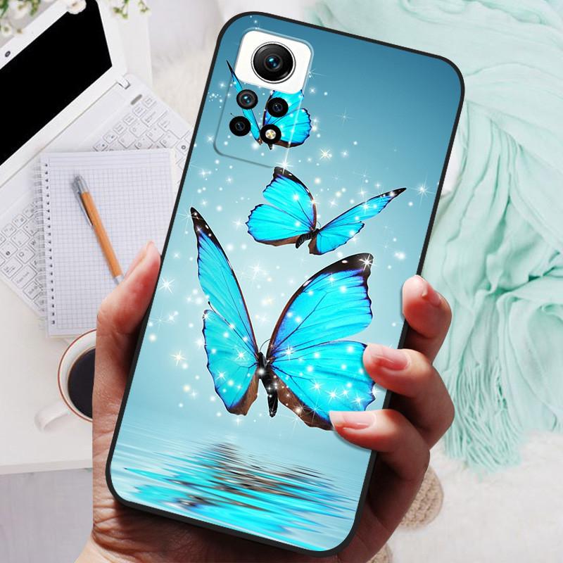 Cover For Redmi Note 12 Pro 4G Case Silicone Painted Soft Protective Black Coque For Xiaomi Redmi Note12 Pro 4G NFC Cartoon TPU