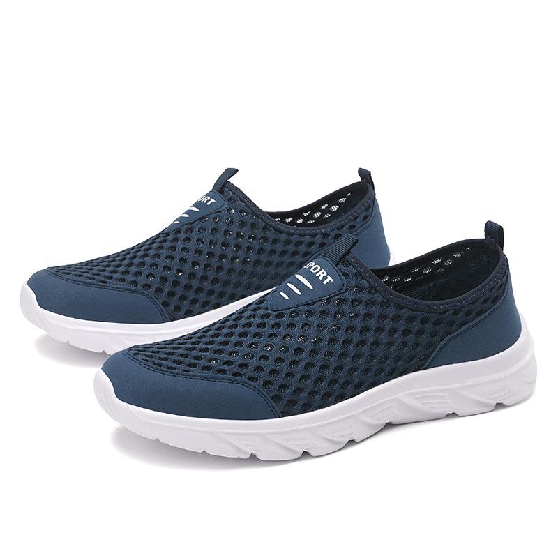 2025 Men Casual Shoes Breathable Slip on Male Casual Sneakers Anti-slip Men's Flats Outdoor Walking Shoes Size 39-46