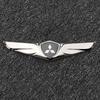 Car Front Hood Emblem Chromed Badge Sticker for Mitsubishi Lancer ASX L200 Pajero Outlander Eclipse Mirage Exterior Accessories