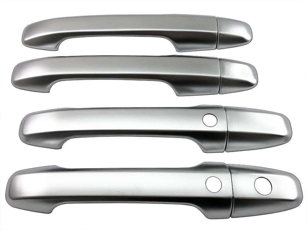 BRIGHTZ Door Handle Cover Satin Silver for Step Wagon Spada RK Knob, Plated, RK5/RK6 [DHC-NOBU-500] K5/K6 5/6