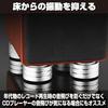 HAMILO 8-Piece Round Insulator Set for Audio Speakers and Amplifiers, Anti-Feedback (Silver)