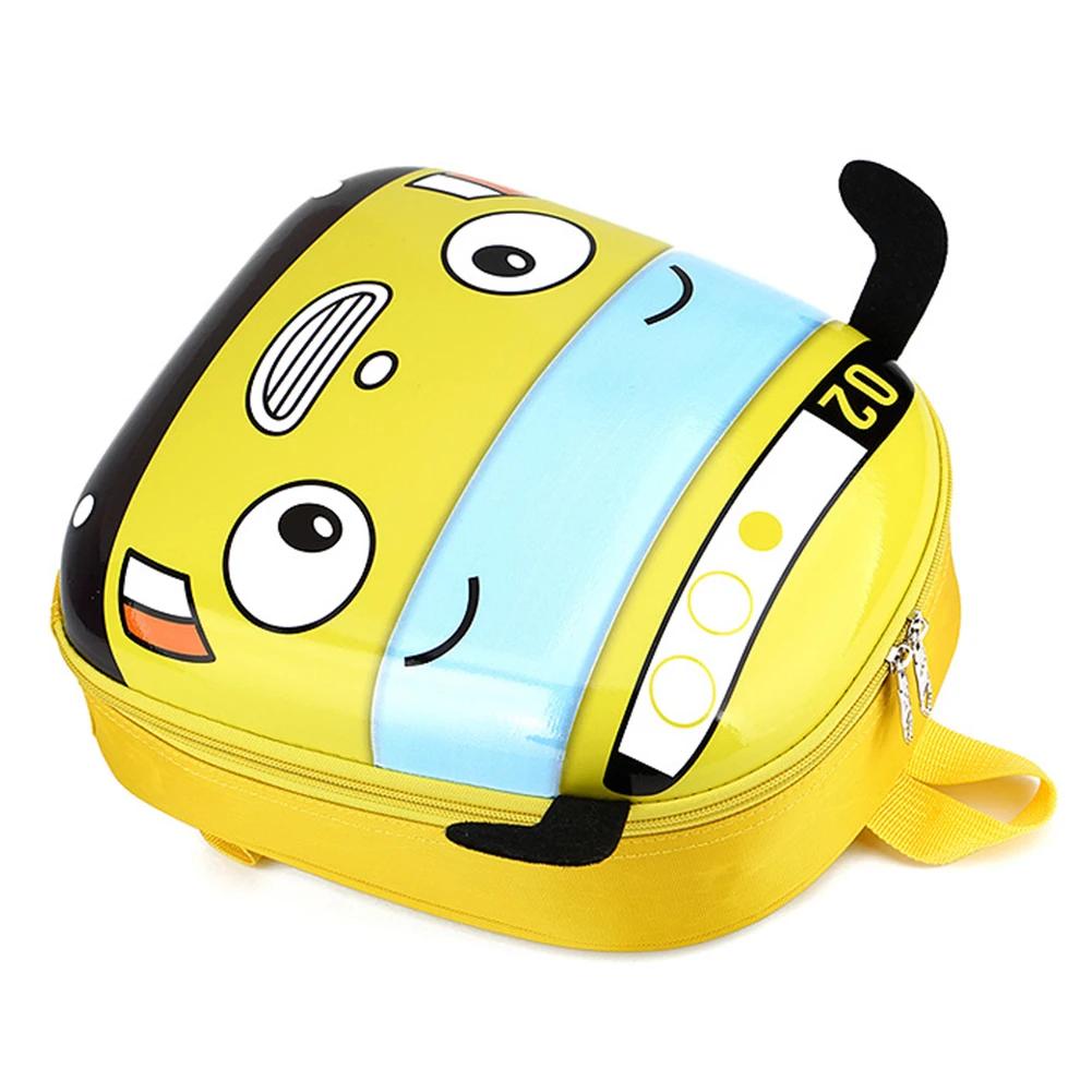 Boys and Girls Eggshell Book Bag 2024 New Car Cartoon Eggshell Book Bag Cute Backpack for Preschool Class 3D Cartoon Bus