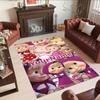 Masha Bear Customize Your Name Floor Mat Design for Study Room Dining Room Kitchen Entryway Antislip Carpet Decorate Offices