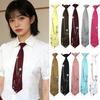 Uniform Ties For Janpanese JK Uniform Cosplay Accessory Neckwear Jk Seifuku Anime Necktie with Rhinestones Metal Chain