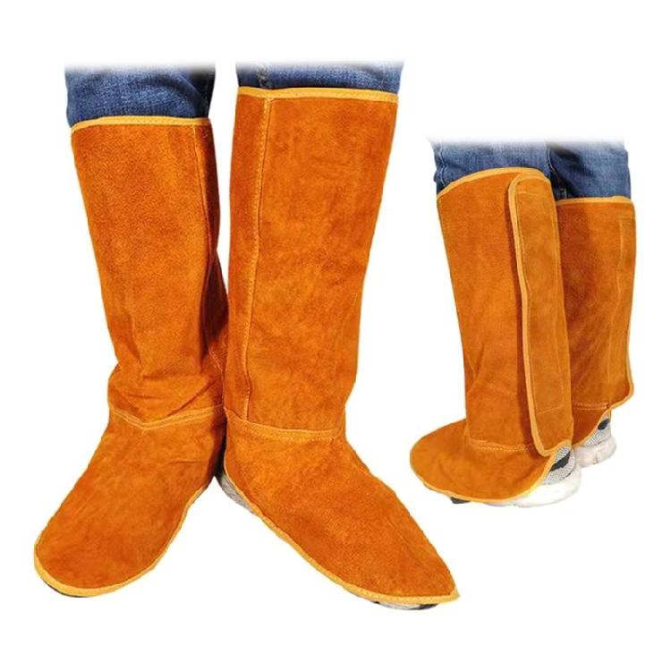 15inch Leather Welding Spats Heat and Abrasion Resistant Welder Protection Tools