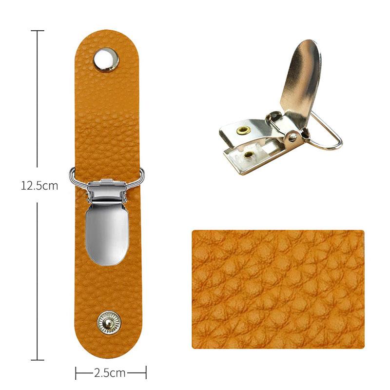 Hutclip für Reisehutclip für Reise auf Tasche PU-Leder Hutclip Multifunktionaler Entenschnabel-Hutclip Outdoor-Hutbegleiter