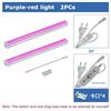 Newest 1/2/4/6PCS Full Spectrum LED Growing Lights for Greenhouse Plants Veg Flowers Fill Light Soilless Cultivation Lamps Hot