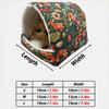 Autumn Winter Warm Print Sleeping Bed House Triangular Nest for Pet Bird Parrot Rabbit Squirrel Guinea Pig Hamster Hanging Cage