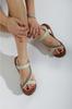 Women's Casual Sandals White Summer Shoes 