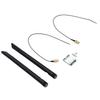 NGFF M.2 WiFi 6E Wireless Card 2.4G 5G Dual Band 1800Mbps   5.2 PC   Adapter with Dual 8DB   Support for   10 11