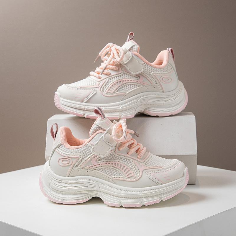 Girls' dad shoes medium and older children's sports shoes 2025 spring and autumn boys' casual shoes fashion trendy children's models