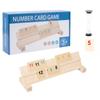 Wooden Fast Moving Tile Classic Board 2-4People Mahjong Digital Home Family Party Game Travelling Version
