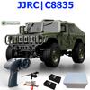 C8835 1/14 RC Car 4WD Off-road 2.4G Remote Control Car Military Jeep RC Toys As Gift Climbing Simulation All-terrain RC Crawler