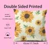 Sunflower Aesthetic Pillow Case Pattern Printing Pillowcase Living Room Sofa Cushion Cover Bedroom Room Decor