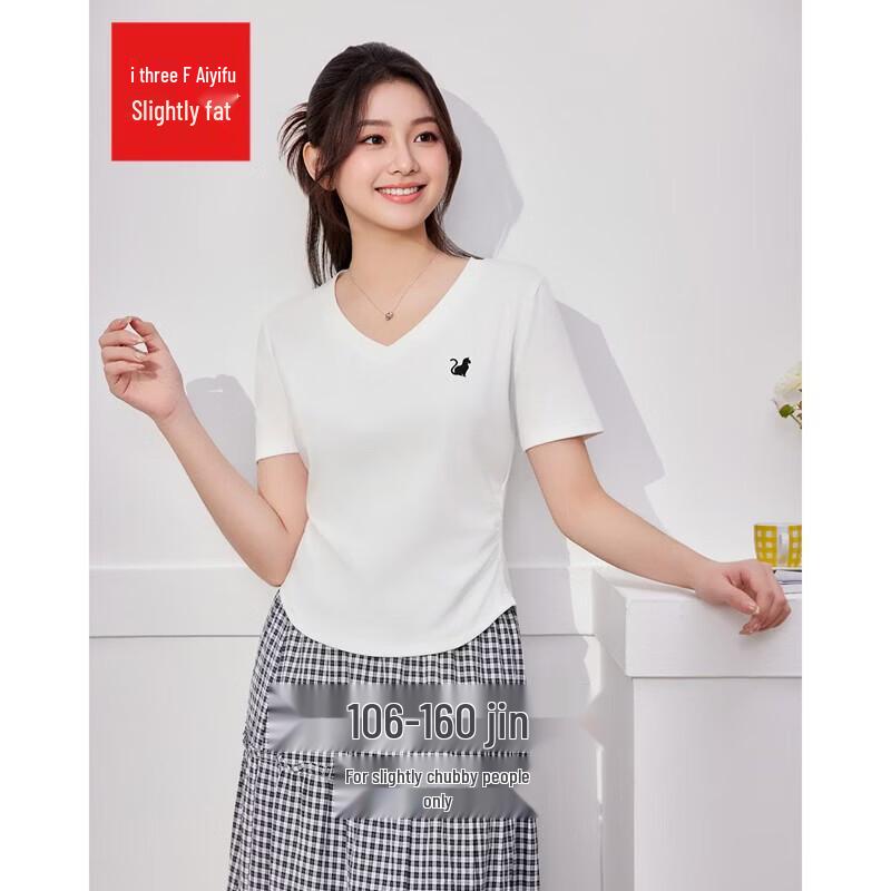 

IEF Women s 2026 Summer Plus Size Casual Pleated T-Shirt L