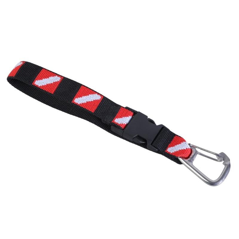Scubas Diving Lanyard with Webbings Strap & Quickly Release Buckles Dives Camera Flashlight Keeper Holder Enduring 1