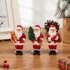 Resin Craft Santa Claus Figurine Micro Landscape Desktop Ornaments Holiday Decor