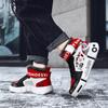 Vintervarme Barn All-match Sports Sko Anime Naruto Graffiti Skateboard Sko Fritidssko Foreldre Barnesko 31-44