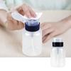 200ml Clear Push Down Empty Bottle Press Pump Dispenser Nail Polish Container
