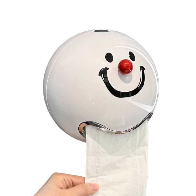 Creative Smiley Face Bathroom Tissue Box