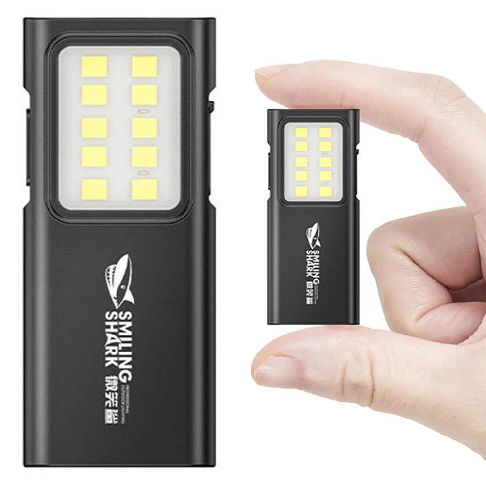LED Mini Work Light USB Rechargeable Pocket Floodlight Waterproof Emergency Camping Light for Outdoor Running Hiking
