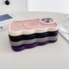For Magsafe Matte Curly Wave Phone Case For iPhone 16 12 13 14 15 Pro Max Luxury Magnetic Wireless Charging Frosted Back Cover