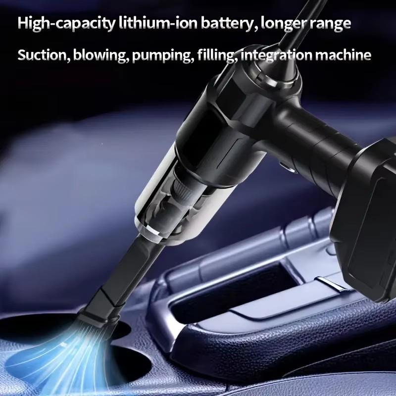 Portable High-Power Wireless Handheld Car Vacuum Cleaner (Wet/Dry, Rechargeable)