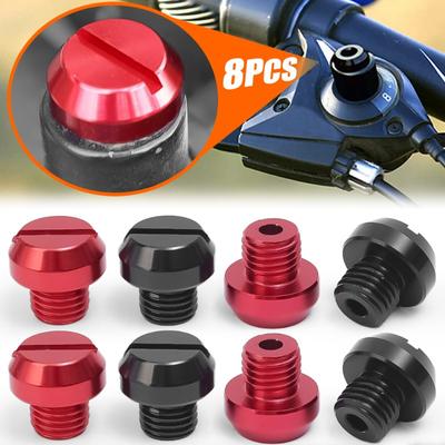 Bouchon de vis pour rétroviseur de moto en alliage d'aluminium, trou M10 M8, vis décorative pour scooter
