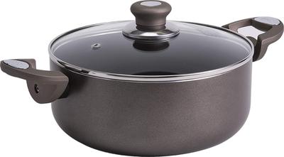 BEKA 22cm Casserole Dish, GasIH Compatible, Non-stick Coating, with Glass Lid