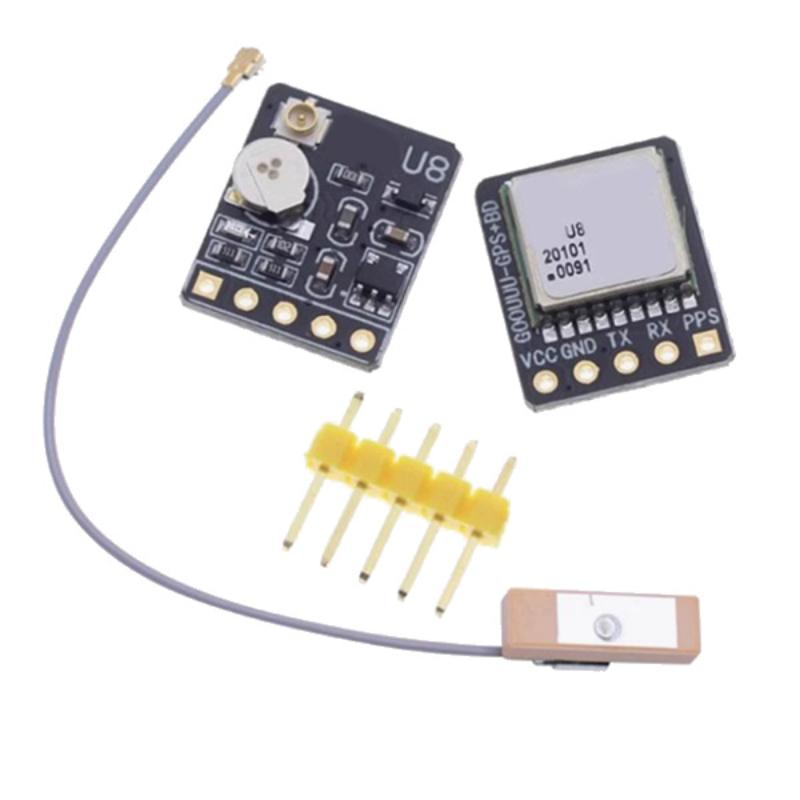 High Precision Gps Positioning Module With Antenna And Pin Headers Perfect For Drone Projects
