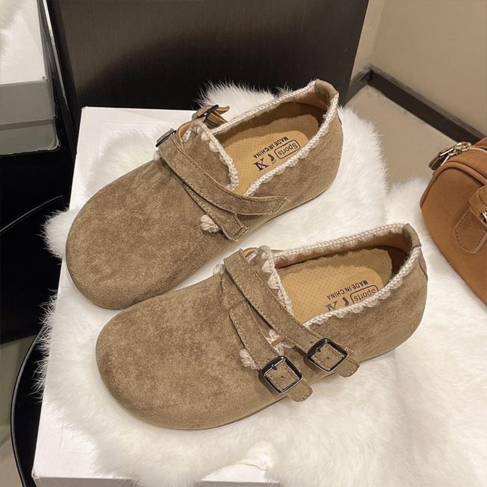 Женские ретро-туфли в стиле Birkenstock с пряжкой на платформе без шнуровки повседневные для комфорта 35 1680₽