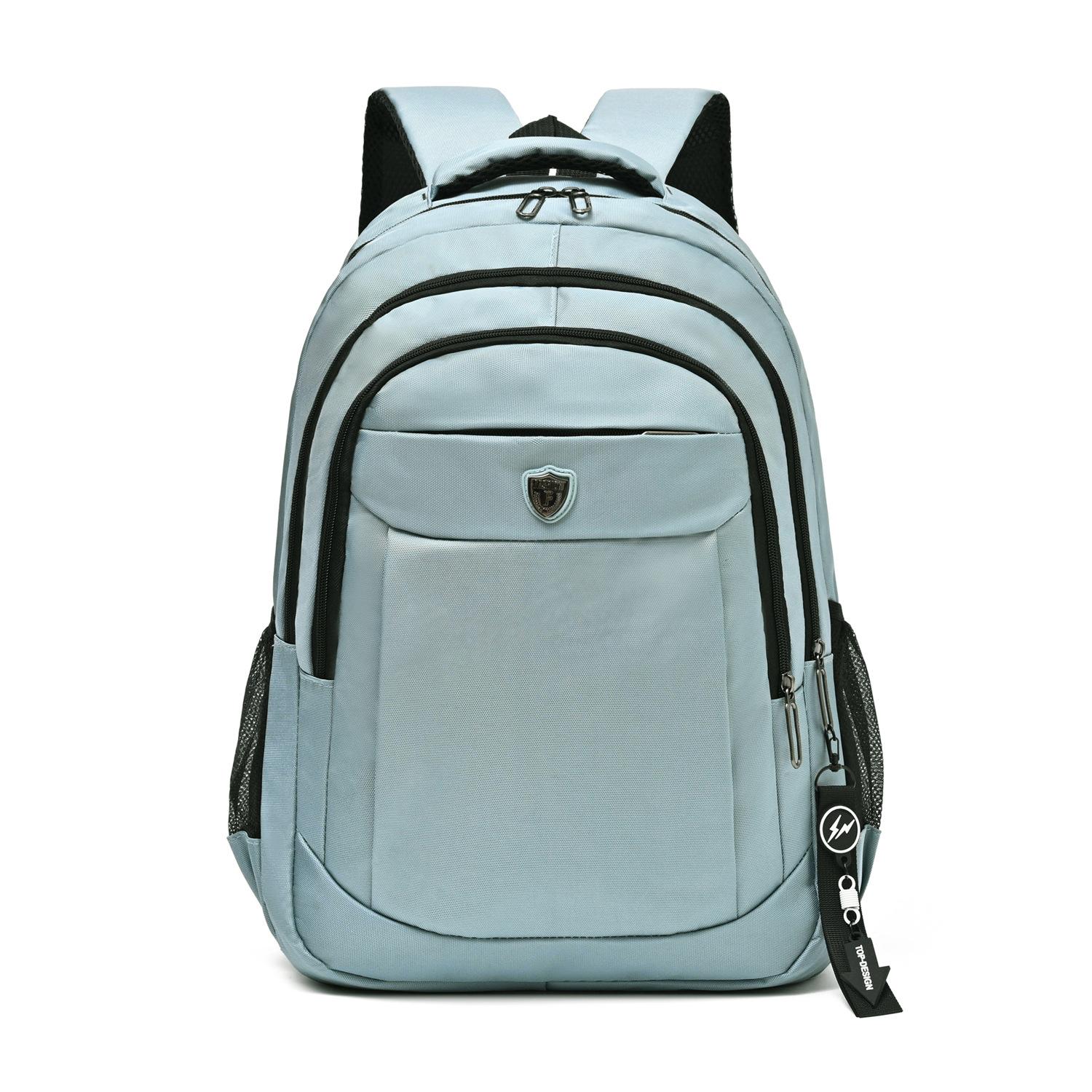 

Новый деловой рюкзак для отдыха, облегчающий нагрузку, легкий дорожный рюкзак большой вместимости, простой портативный компьютерный студенческий школьный рюкзак зелёный