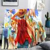 1PC Luffy D Patterned Flannel Blanket Suitable For All Seasons For Home Decor Warmth And Comfort Gifts Holiday Present