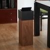 Nordic Waste Bins Modern Living Room Waste Bins Luxury Bathroom Large Capacity Trash Can Wood Household Items Trash Can Baskets