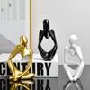Nordic Resin Creative Sculpture - Left & Right Dual-Face Home & Living Room Entrance Table Decor (Mini Luxury Ornament)