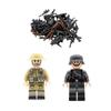 Al Doilea Război Mondial GERMAN v BRITISH Soldați + Arme Mini figurine Set militar al doilea război mondial Fit Lego