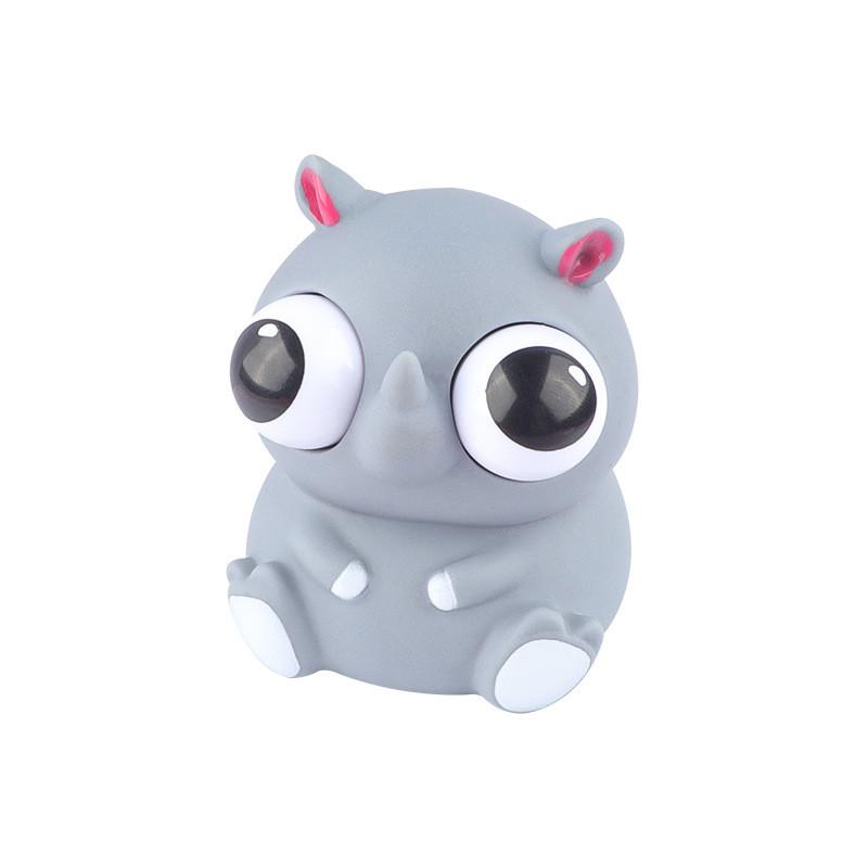 Rhinoceros Creative Rhino Squeeze Toy Pvc Sensory Play Hand Eye Coordination