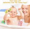 Ainiv Suction Cup Spinner Toys, 3 Pack Octopus Finger Fidget Spinners, Cartoon Bath Water Toys, Sensory Toys for Toddlers Kids Age 1-6