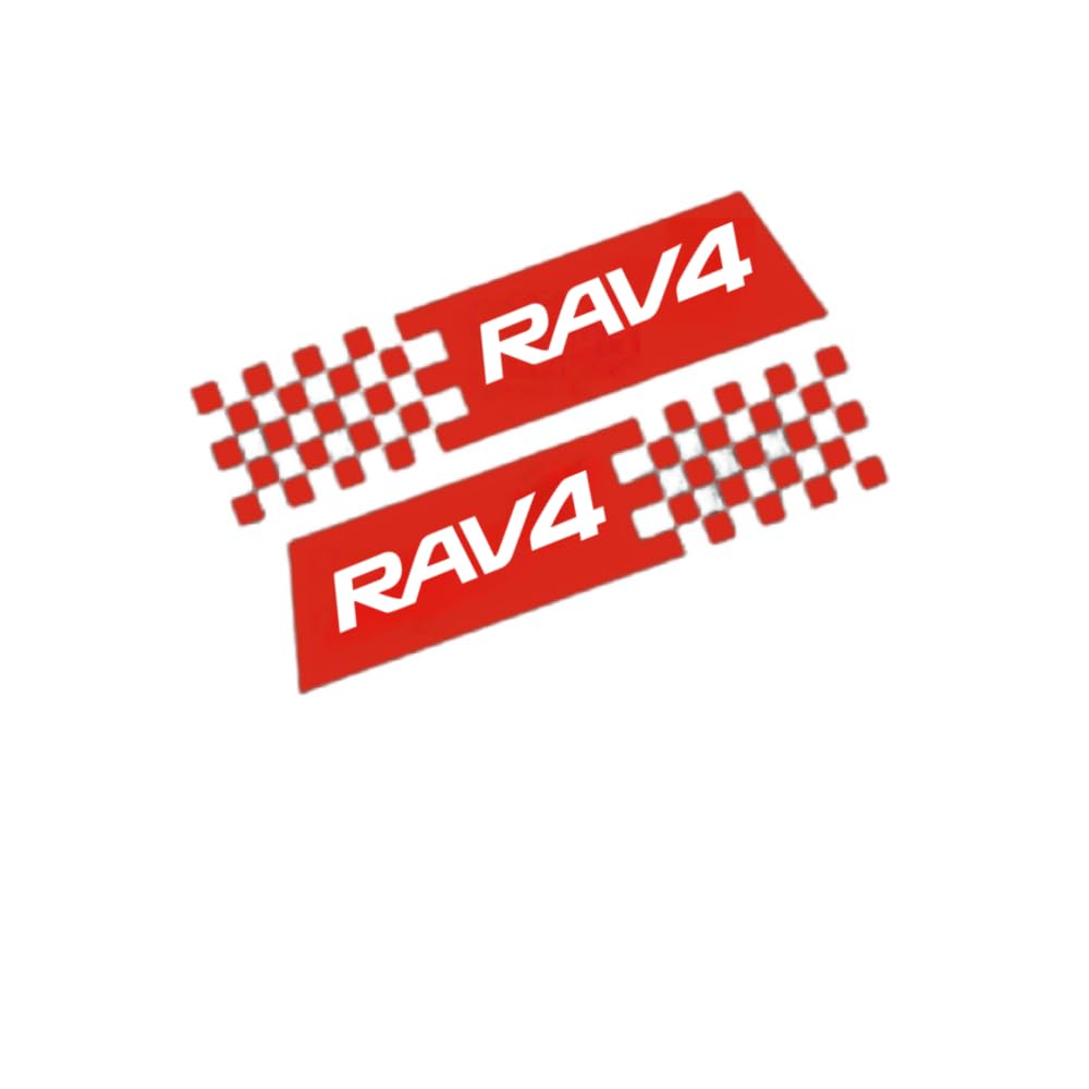 

RAV4 Sticker, Car Mirror, Reflective Sticker, Car Sticker, Car Rearview Mirror, Side Mirror Sticker, RAV4 червоний
