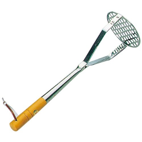 Risu Wooden Handle Commercial Potato Masher (80 x 305mm) Small