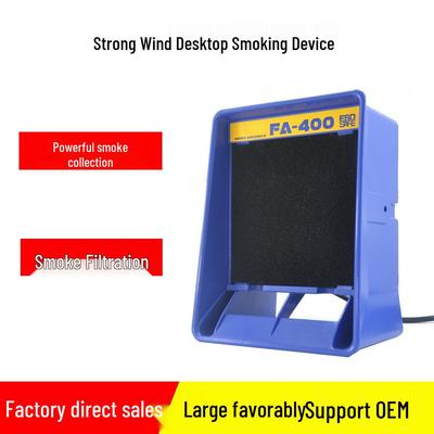 FA-400 Smoke Absorber - Soldering Fume Extractor with Activated Carbon Sponge and Fan Purification