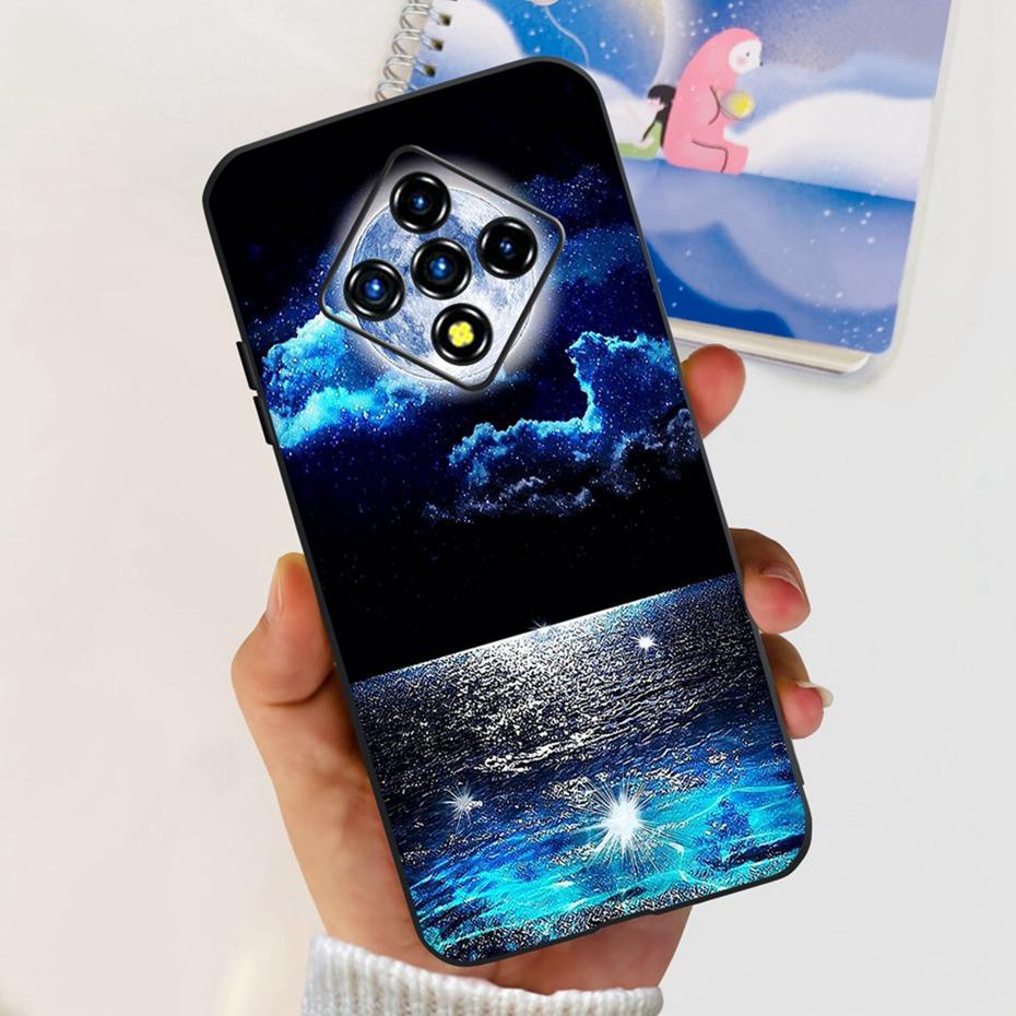 For Infinix Zero 8 8i X687 X687B Fashion Dragon Metal Style Painted Case For Infinix Zero8 Zero8i Black Silicon Soft Phone Cases